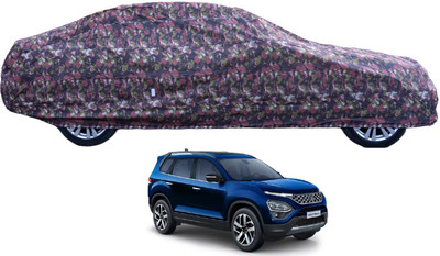 MOCKHE Car Cover For Tata Safari (7 Seater) (With Mirror Pockets)(Green)