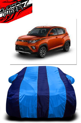 J S R Car Cover For Mahindra KUV100 NXT D75 K2 Plus Diesel (With Mirror Pockets)(Blue)