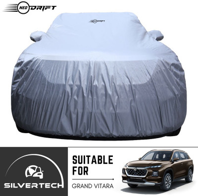 Neodrift Car Cover For Renault Captur (With Mirror Pockets)(Silver)