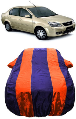 Wegather Car Cover For Ford Fiesta 1.4 EXI (With Mirror Pockets)(Orange)