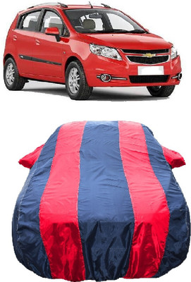 Wegather Car Cover For Chevrolet Sail Hatchback 1.3 TCDi LS ABS (With Mirror Pockets)(Red)