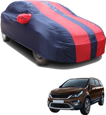SS FOR YOUR SMART NEEDS Car Cover For Tata Hexa (With Mirror Pockets)(Red, Blue)