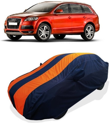 Coxtor Car Cover For Audi Q7 3.0 TFSI Petrol (With Mirror Pockets)(Orange)