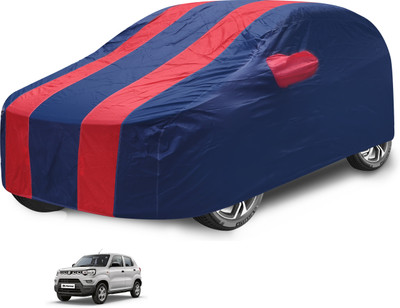 MOCKHE Car Cover For Maruti S-Presso (With Mirror Pockets)(Red)