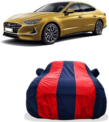 Tricway Car Cover For Hyundai Sonata Gold (With Mirror Pockets)(Red)
