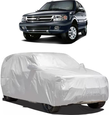 NG Auto Front Car Cover For Tata Safari Dicor (With Mirror Pockets)(Silver)