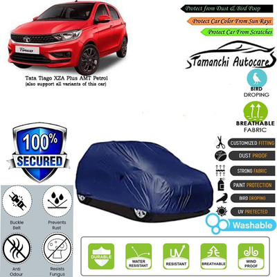 Tamanchi Autocare Car Cover For Tata Tiago XZA Plus AMT Petrol(Blue)