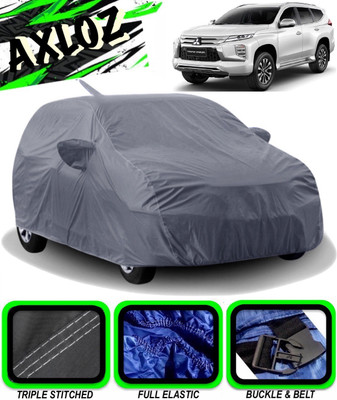 AXLOZ Car Cover For Mitsubishi Pajero Sport (With Mirror Pockets)(Grey)