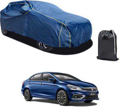 PAGORA Car Cover For Maruti Suzuki Ciaz (With Mirror Pockets)(Blue, For 2019, 2020, 2021, 2022, 2023 Models)