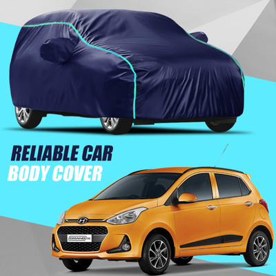 V VINTON Car Cover For Hyundai Grand i10 (With Mirror Pockets)(Multicolor)