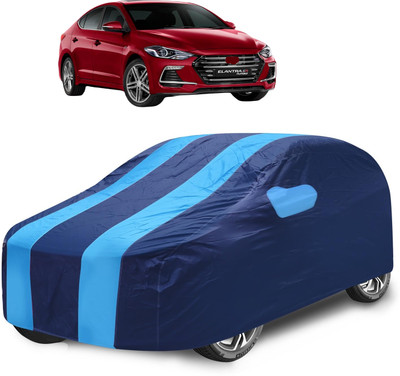 Caronix Car Cover For Hyundai Elantra (With Mirror Pockets)(Blue)