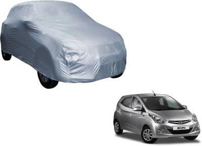Trimanav Car Cover For Hyundai Eon (Without Mirror Pockets)(Silver)