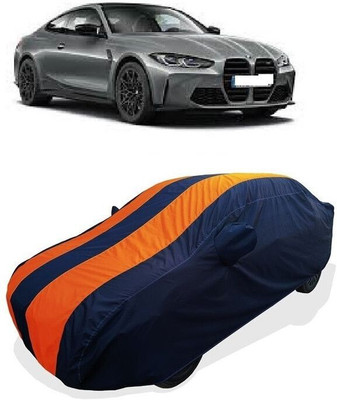 QLAX Car Cover For Maruti M2 M4 Coupe (With Mirror Pockets)(Orange)