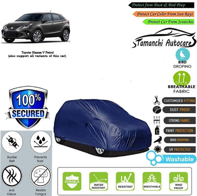 Tamanchi Autocare Car Cover For Toyota Glanza V Petrol(Blue)