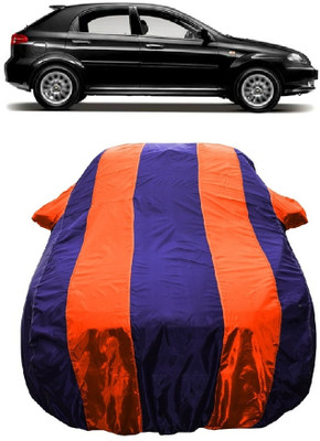 Wegather Car Cover For Chevrolet Optra SRV 1.6 (With Mirror Pockets)(Orange)