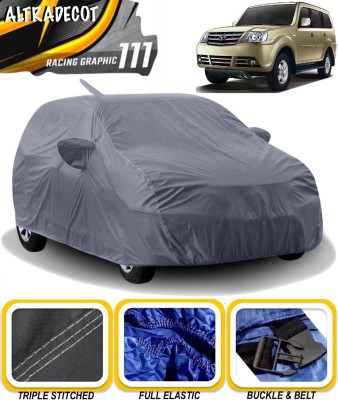 ALTRADECOT Car Cover For Tata Sumo Grande MK II (With Mirror Pockets)(Grey)