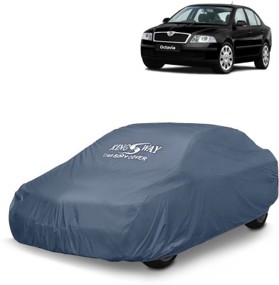 Kingsway Car Cover For Skoda Octavia (Without Mirror Pockets)(Grey, For 2004, 2005, 2006, 2007, 2008, 2009, 2010, 2011, 2012, 2013 Models)