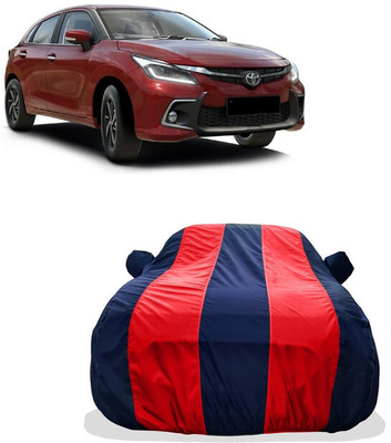Tricway Car Cover For Toyota Glanza V (With Mirror Pockets)(Red)