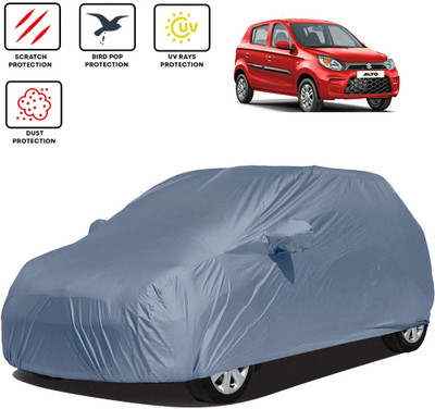 THE REAL ARV Car Cover For Maruti Suzuki Alto 800, Alto 800 CNG LX, Alto 800 CNG LXI Optional, Alto 800 LX, Alto 800 LX Optional, Alto 800 LXI, Alto 800 LXI Opt S-CNG (With Mirror Pockets)(Grey)