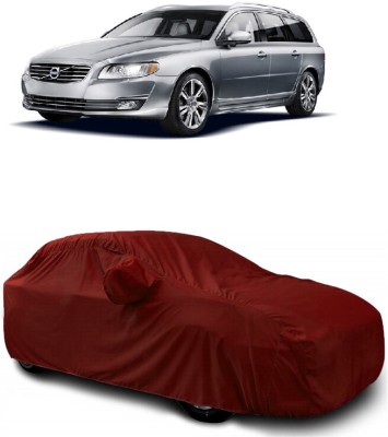 DIGGU Car Cover For Volvo V70 1.6 D2 (With Mirror Pockets)(Maroon)