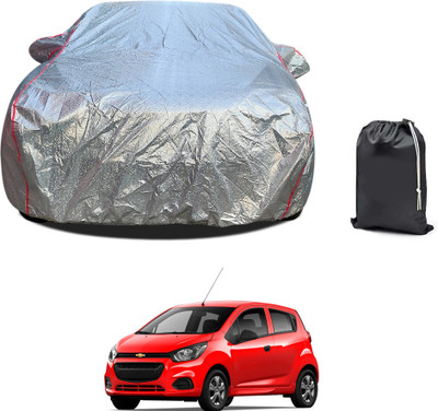 PAGORA Car Cover For Chevrolet Beat (With Mirror Pockets)(Silver, For 2019, 2020, 2021, 2022, 2023 Models)