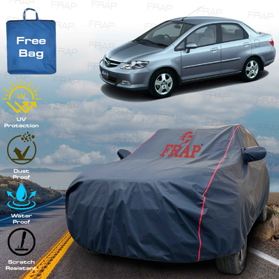 Frap Car Cover For Honda City ZX, City ZX CVT Petrol, City ZX MT Petrol (With Mirror Pockets)(Blue, Red, For 2005, 2006, 2007, 2008 Models)