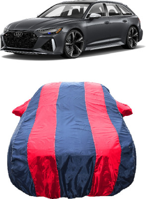 Wegather Car Cover For Audi RS6 (With Mirror Pockets)(Red)