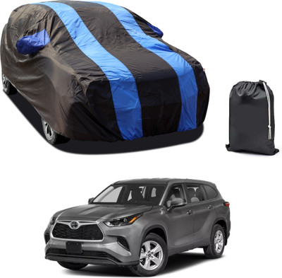 PAGORA Car Cover For Toyota Highlander (With Mirror Pockets)(Blue)