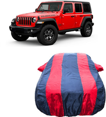 Wegather Car Cover For Jeep Wrangler (With Mirror Pockets)(Red)