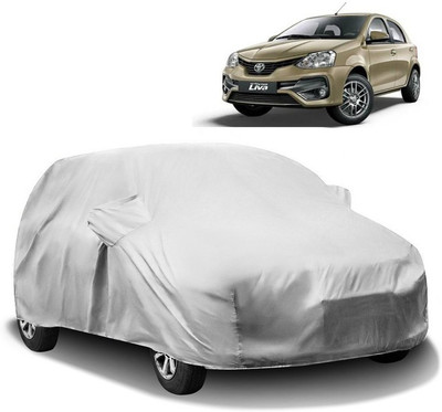 Autoreatil Car Cover For Toyota Etios Liva (With Mirror Pockets)(Silver, For 2018, 2019, 2020, 2021, 2022 Models)