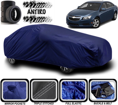 ANTIRO Car Cover For Chevrolet Cruze (With Mirror Pockets)(Blue)