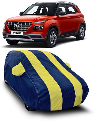 SXAWG Car Cover For Hyundai Venue (With Mirror Pockets)(Yellow)