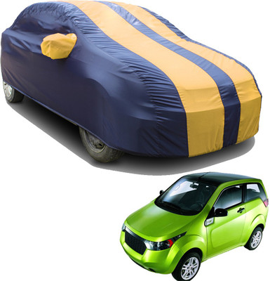 SS FOR YOUR SMART NEEDS Car Cover For Mahindra Reva (With Mirror Pockets)(Blue, Yellow)