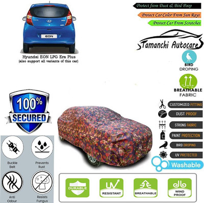 Tamanchi Autocare Car Cover For Hyundai EON LPG Era Plus(Multicolor)