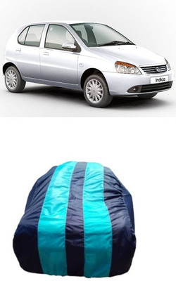 SRI GORAKHNATH TRADERS Car Cover For Tata Indica V3 (Without Mirror Pockets)(Blue, Multicolor)