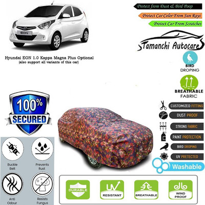 Tamanchi Autocare Car Cover For Hyundai EON 1.0 Kappa Magna Plus Optional(Multicolor)