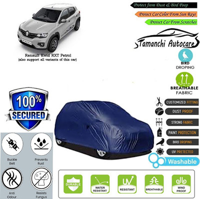 Tamanchi Autocare Car Cover For Renault Kwid RXT Petrol(Blue)