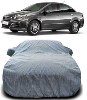 Genipap Car Cover For Fiat Linea (With Mirror Pockets)(Silver)