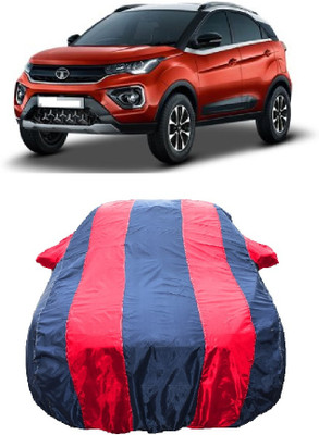 Wegather Car Cover For Tata Nexon XZA Plus DT Roof (O) Diesel AMT (With Mirror Pockets)(Red)