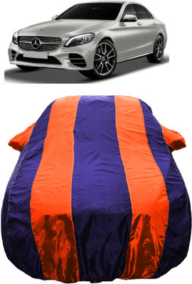 Wegather Car Cover For Mercedes Benz C-Class Prime C 220d Diesel (With Mirror Pockets)(Orange)