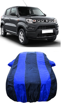 Wegather Car Cover For Maruti Suzuki S-Presso VXI Opt AT Petrol (With Mirror Pockets)(Blue)