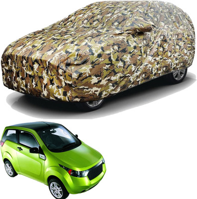 SS FOR YOUR SMART NEEDS Car Cover For Mahindra Reva (With Mirror Pockets)(Green)