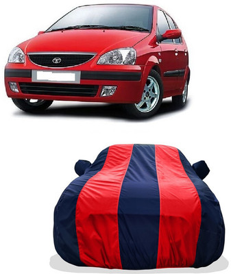 Tricway Car Cover For Tata Indica Turbo (With Mirror Pockets)(Red)