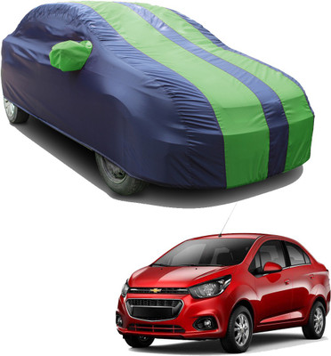 SS FOR YOUR SMART NEEDS Car Cover For Chevrolet Beat Diesel LT (With Mirror Pockets)(Green, Blue)