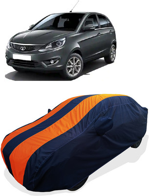 Coxtor Car Cover For Tata Bolt Revotron XT (With Mirror Pockets)(Orange)