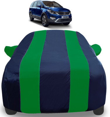 Auto Hub Car Cover For Tata Hexa (With Mirror Pockets)(Green)