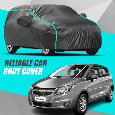R Rayvin Star Car Cover For Chevrolet Sail UVA (With Mirror Pockets)(Multicolor)