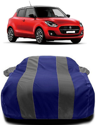 Autoprime Car Cover For Maruti Suzuki Swift AMT VXI Petrol (With Mirror Pockets)(Grey, Blue)