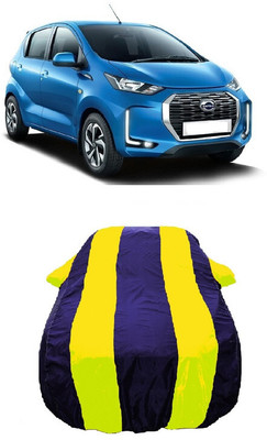 Wegather Car Cover For Datsun Redi-Go A Petrol (With Mirror Pockets)(Yellow)
