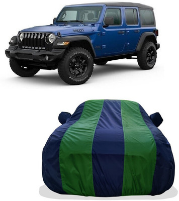 Tricway Car Cover For Jeep Wrangler Unlimited 4X4 (With Mirror Pockets)(Green)